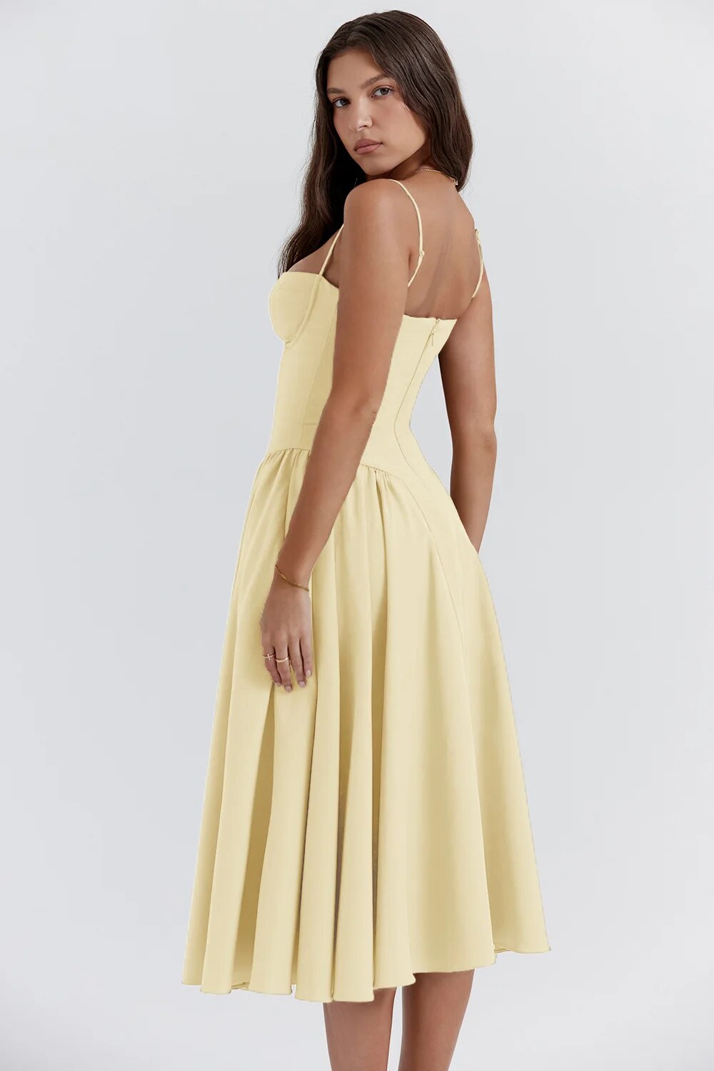 Avanie - Chic Corset Flare Dress