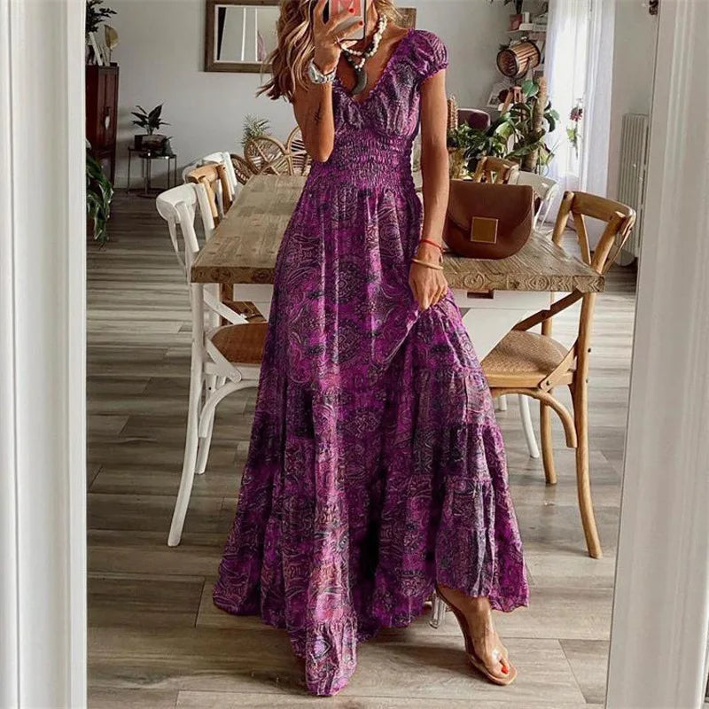 Noella - Boho Maxi Dress