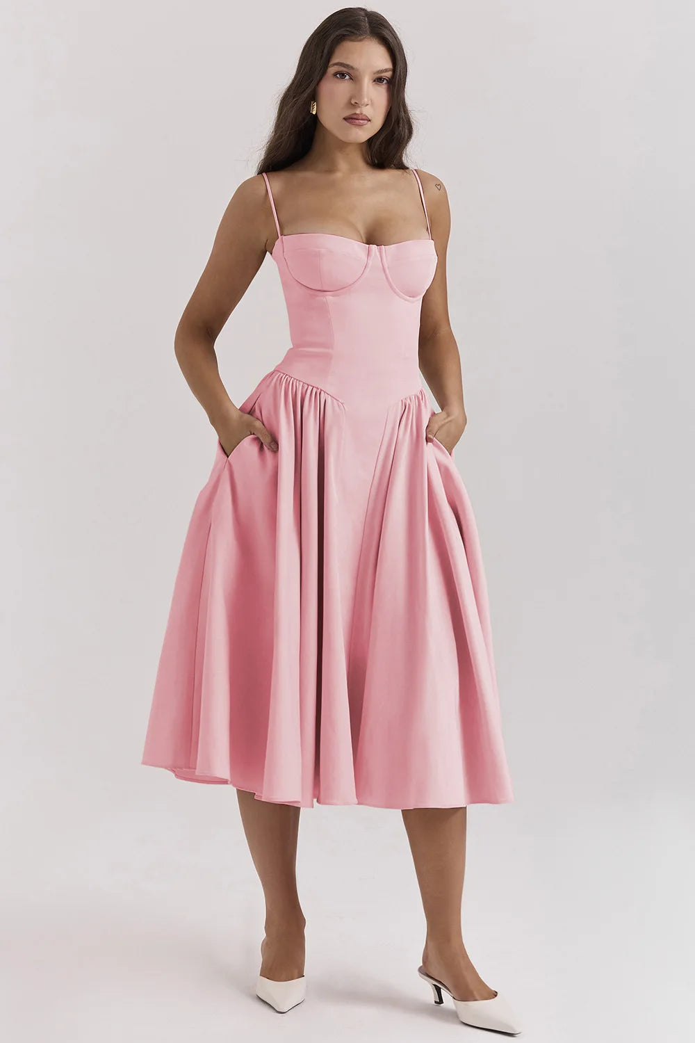 Avanie - Chic Corset Flare Dress
