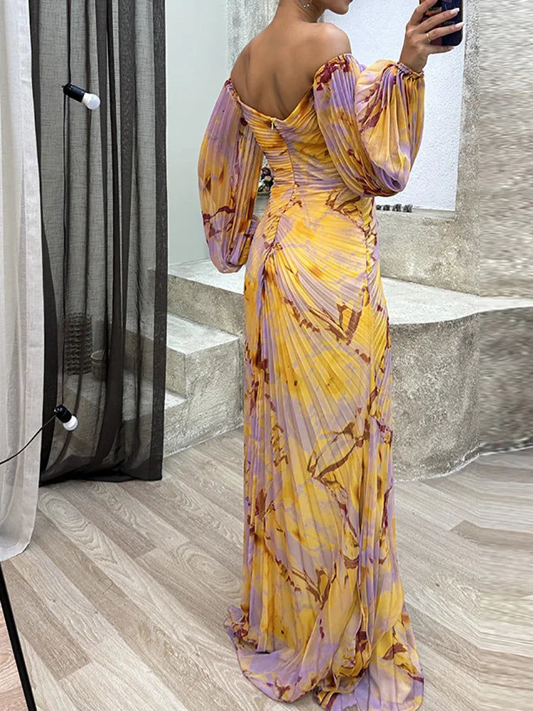 Deliana - Sunset Bloom Dress