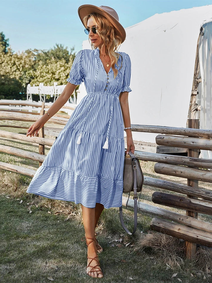Vianney - Classic Striped Dress