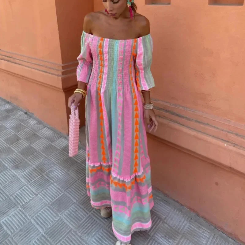 Kelly - Vibrant Boho Dress
