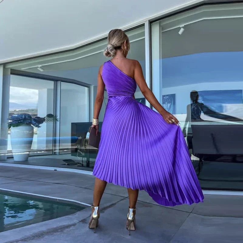 Ayessa - Sculpted Pleats Dress