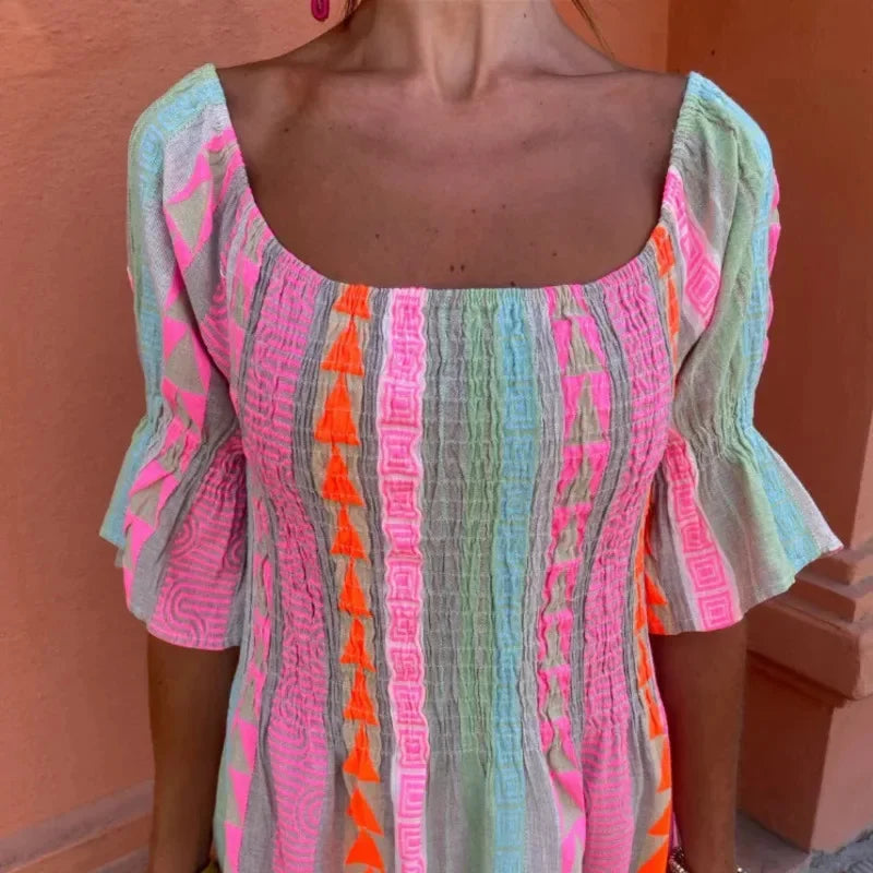 Kelly - Vibrant Boho Dress