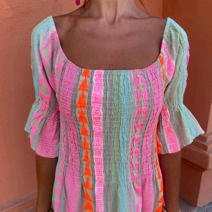 Kelly - Vibrant Boho Dress