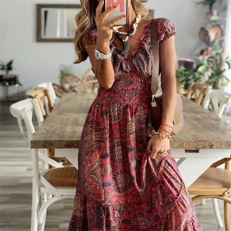 Noella - Boho Maxi Dress