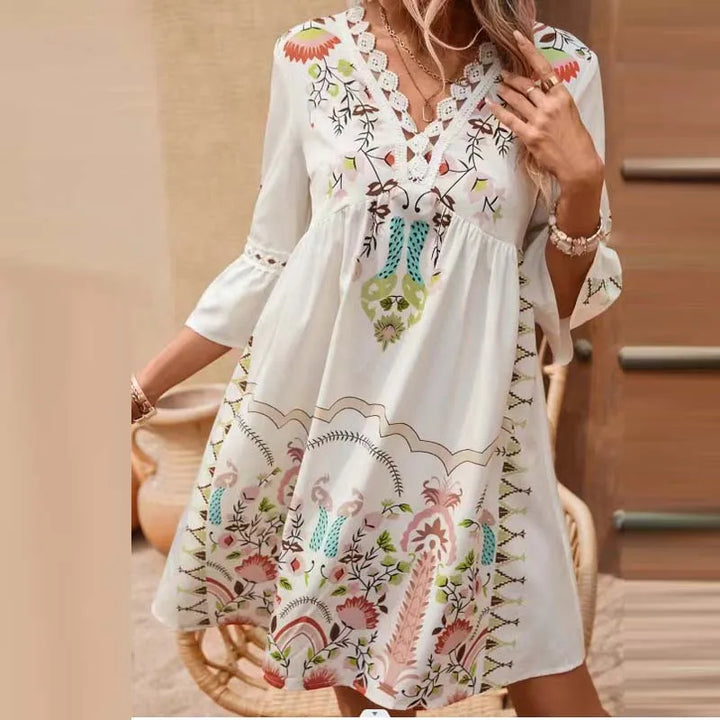 Crizza - Artistic Boho Print Dress