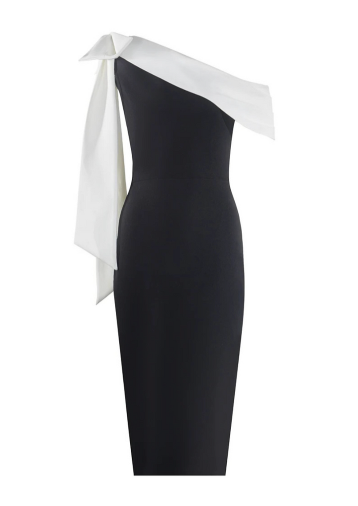 Kaelina - White Draped Detail Dress