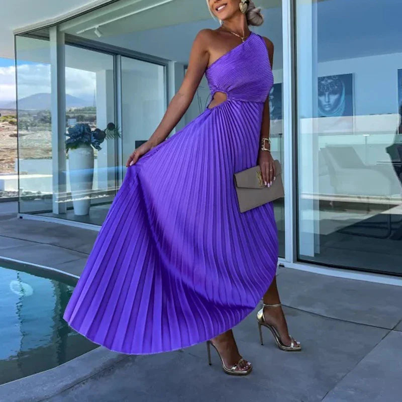 Ayessa - Sculpted Pleats Dress