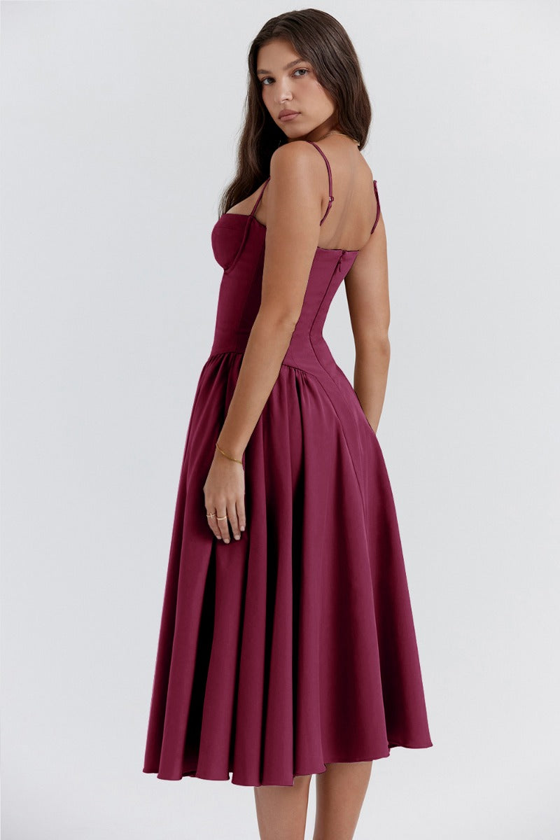 Avanie - Chic Corset Flare Dress