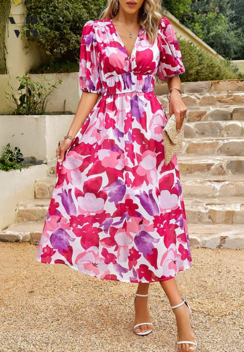 Jelyn - Bloomy Elegance Dress