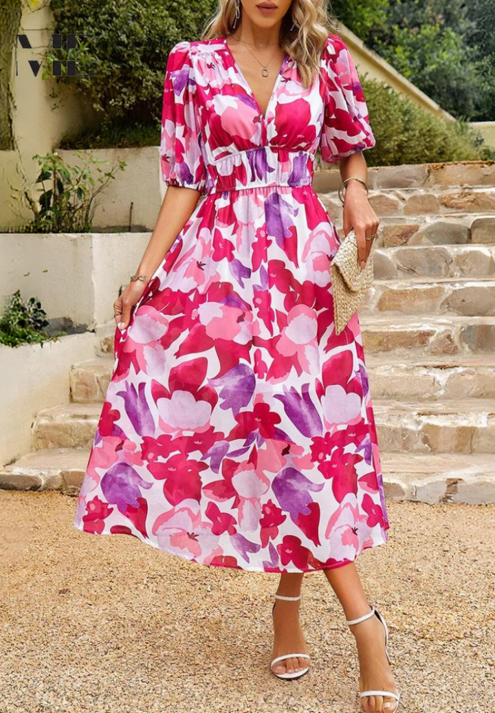 Jelyn - Bloomy Elegance Dress