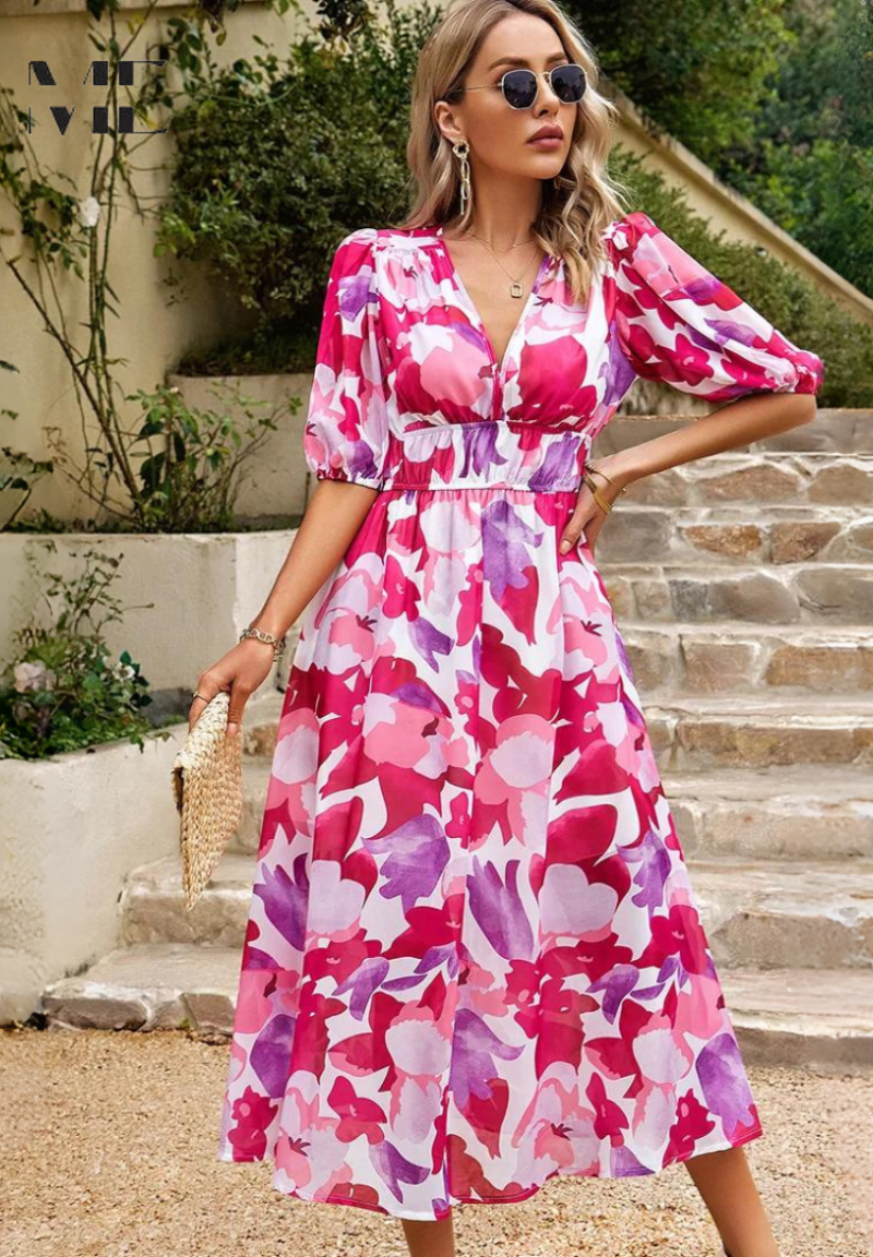 Jelyn - Bloomy Elegance Dress