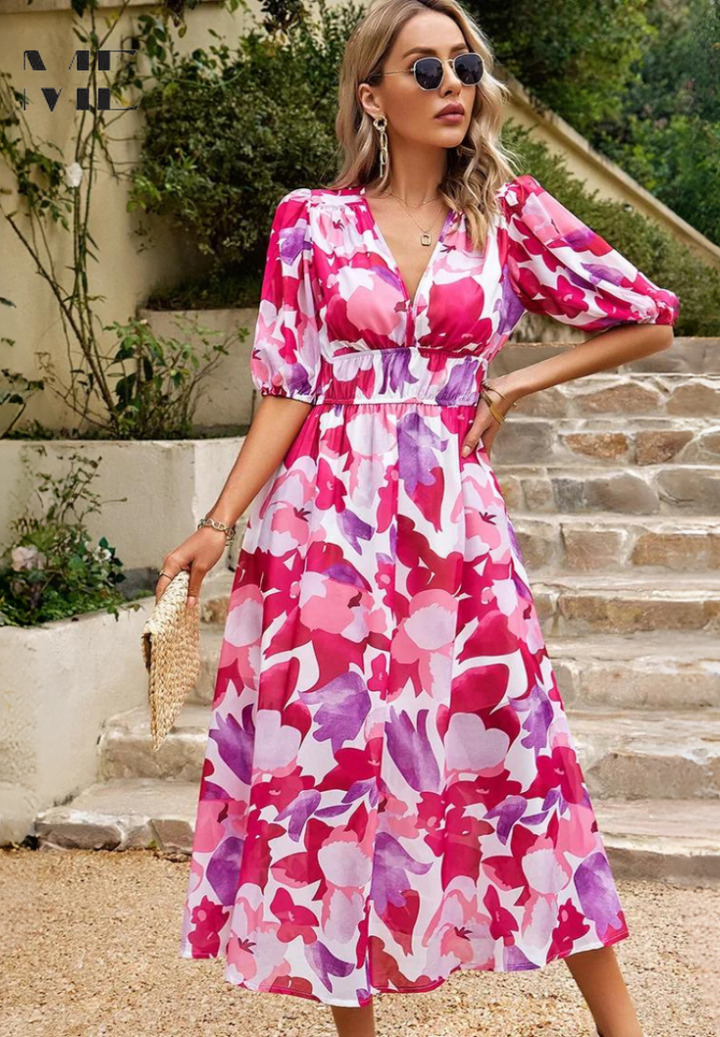 Jelyn - Bloomy Elegance Dress