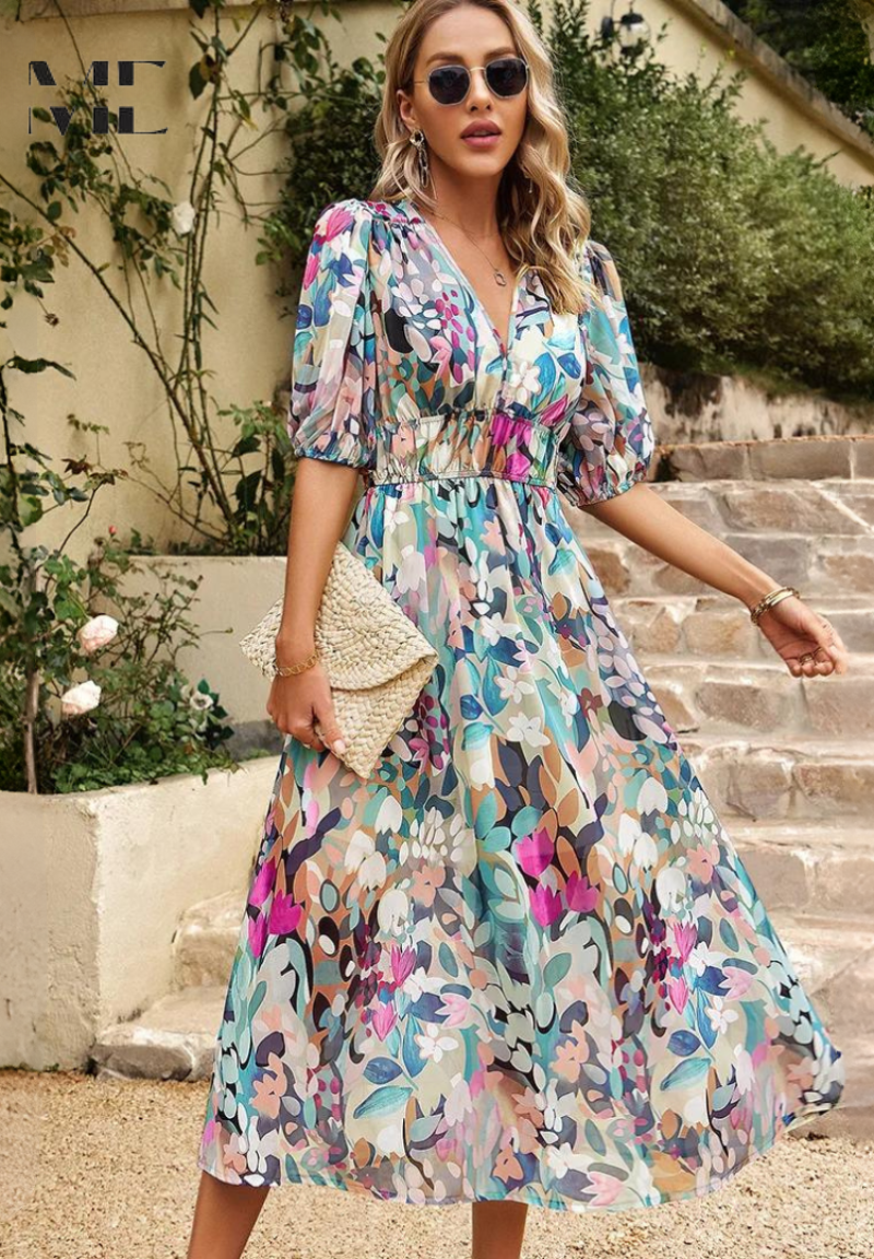 Jelyn - Bloomy Elegance Dress