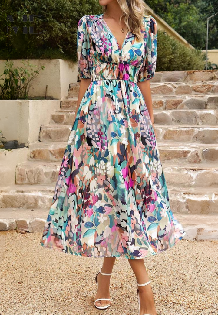 Jelyn - Bloomy Elegance Dress