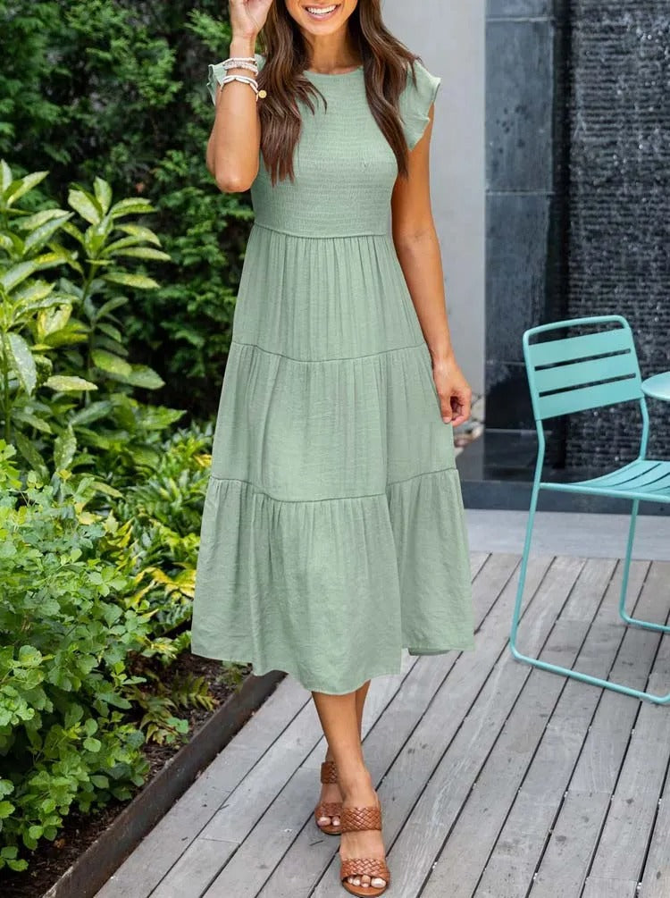 Marlene - Elegant Dress with Tummy Coverage