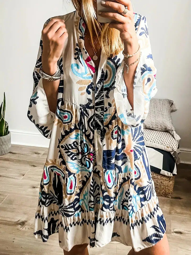 Lowella - Bohemian Tunic Dress
