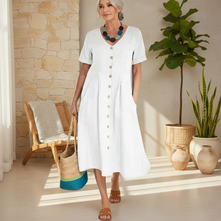 Yasmin - Effortless Buttoned Dress