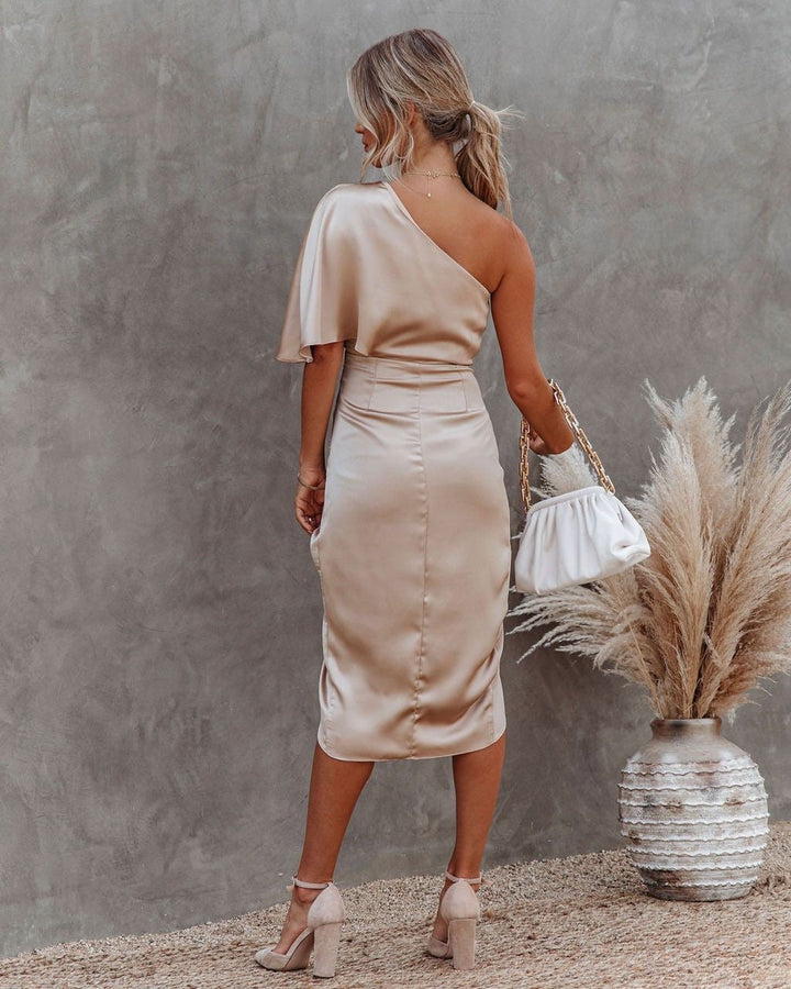 Novera - Elegant One-Shoulder Dress