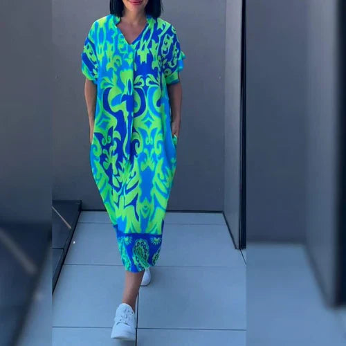 Haile - Artistic Printed Dress