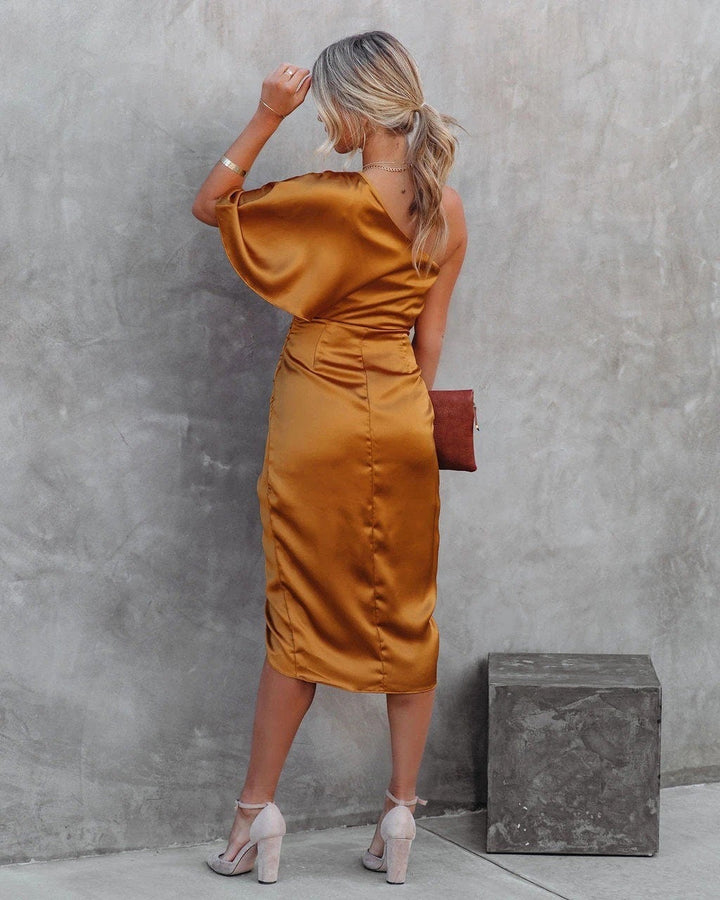Novera - Elegant One-Shoulder Dress