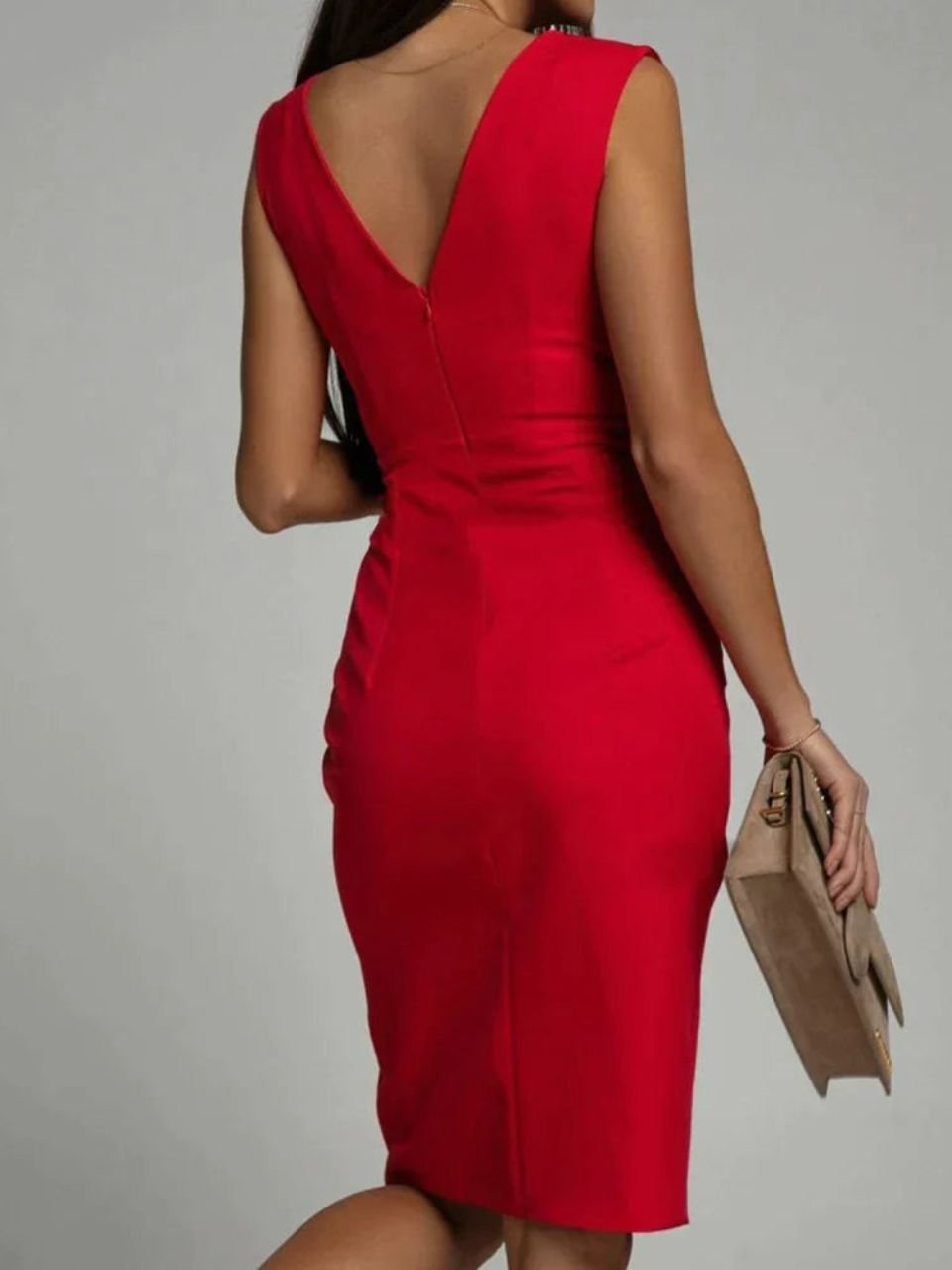 Carmen - Elegant V-Neck Dress