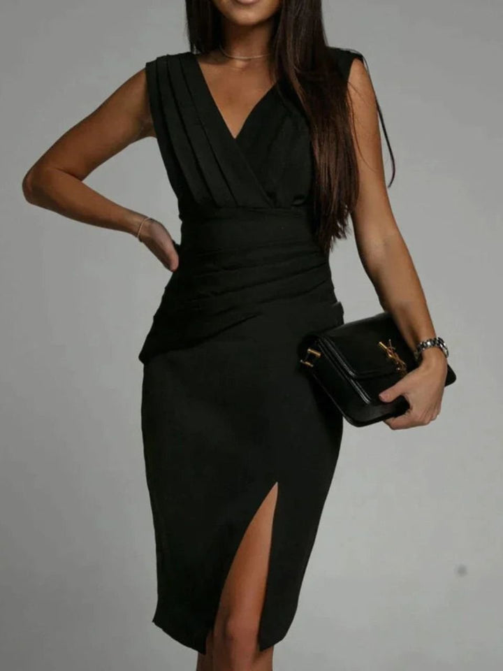 Carmen - Elegant V-Neck Dress