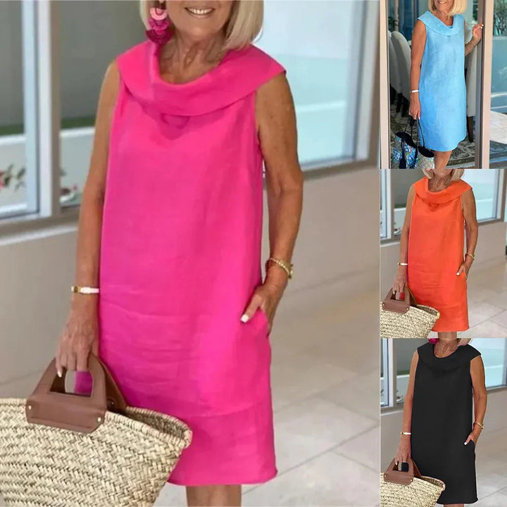 Liana - Elegant Collar Dress
