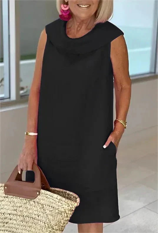 Liana - Elegant Collar Dress