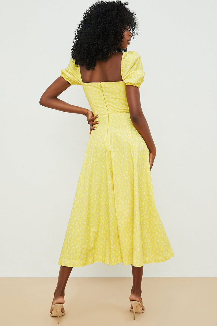 Taria - Bloom Puff Sleeve Dress