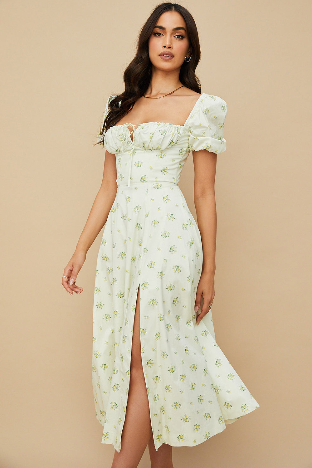 Taria - Bloom Puff Sleeve Dress