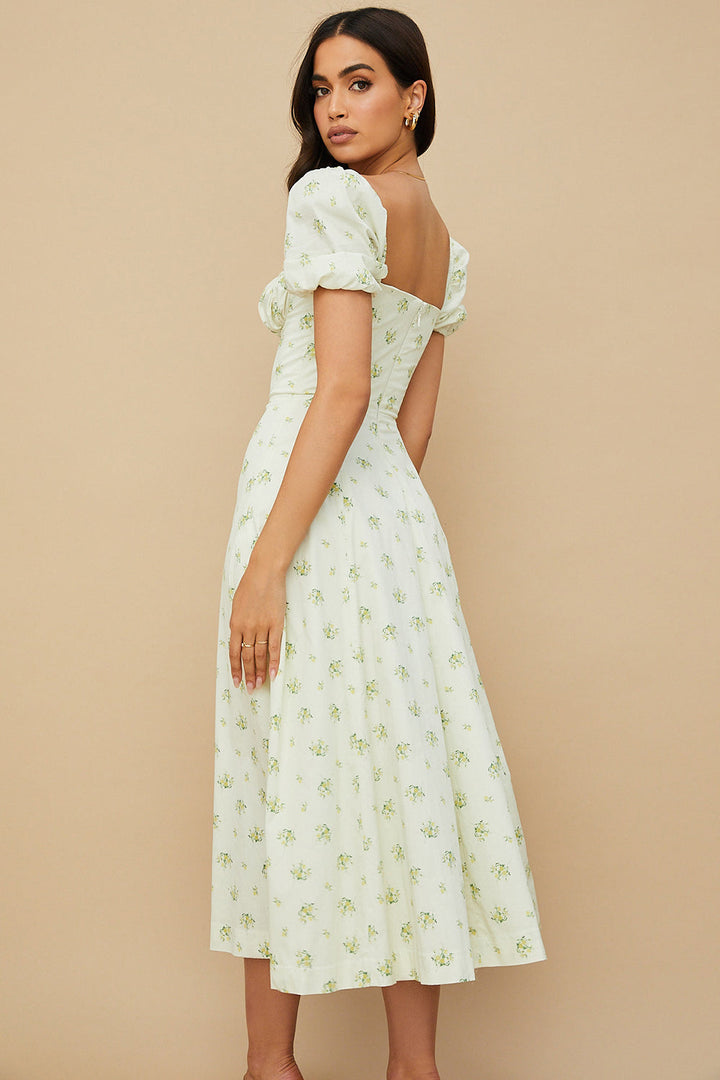 Taria - Bloom Puff Sleeve Dress