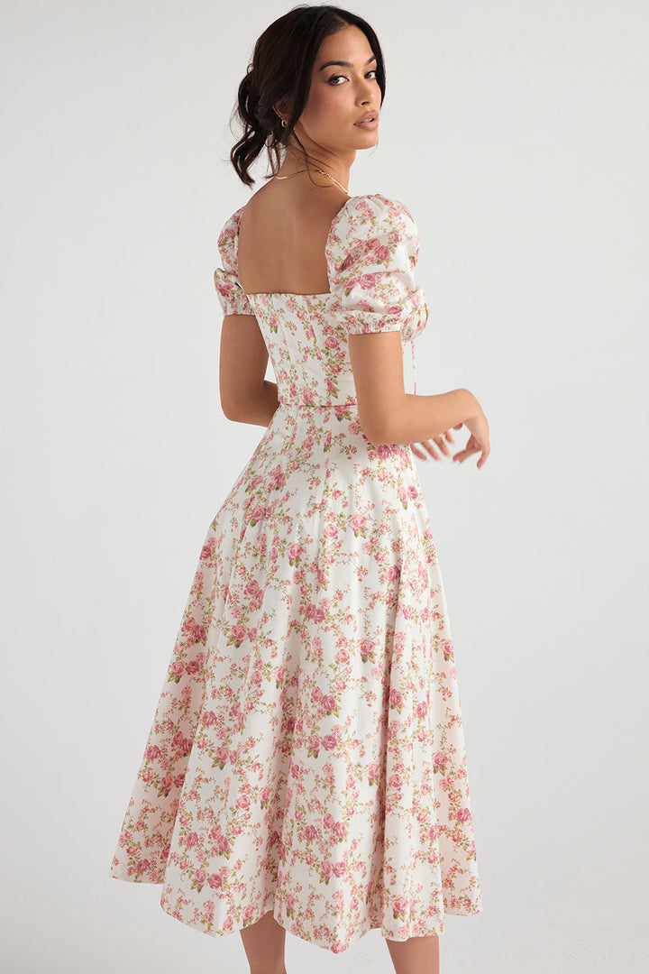 Taria - Bloom Puff Sleeve Dress