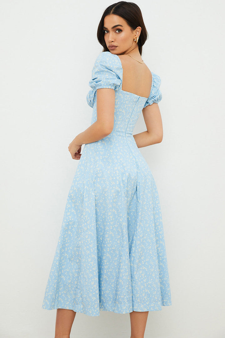 Taria - Bloom Puff Sleeve Dress