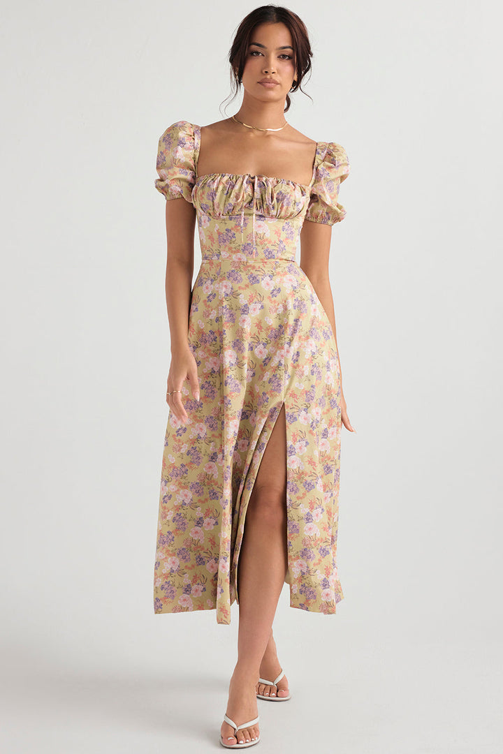 Taria - Bloom Puff Sleeve Dress