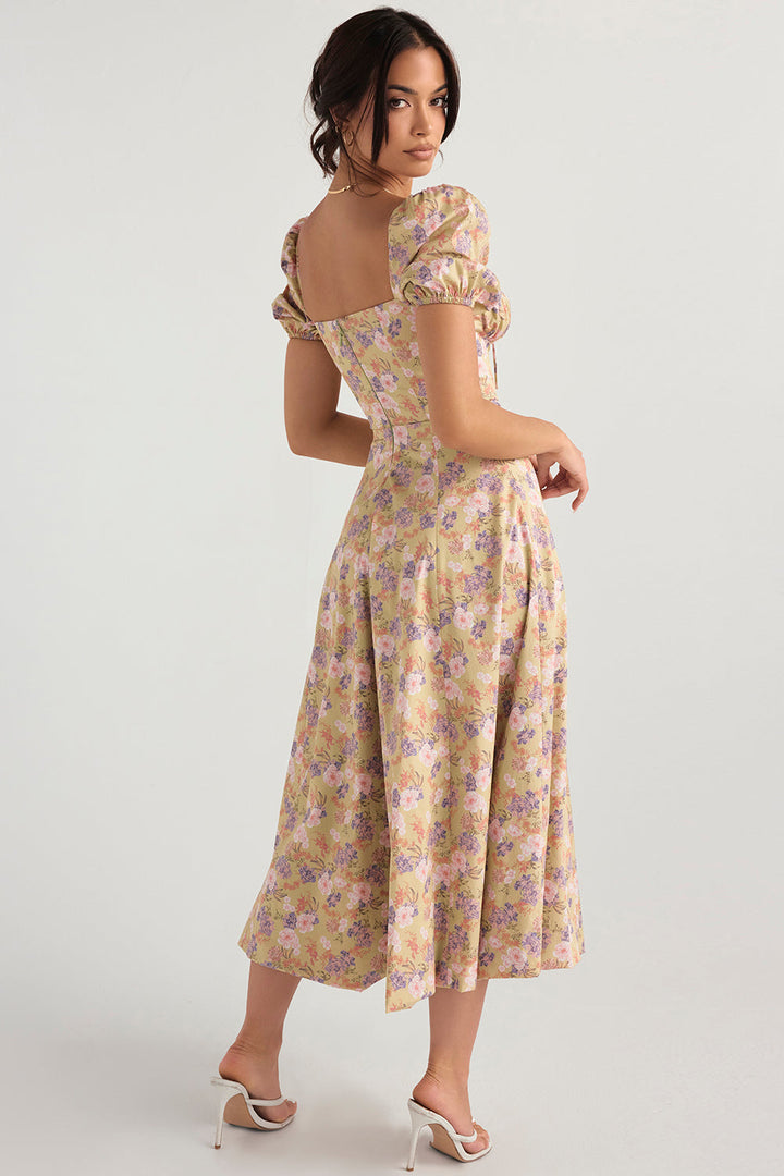 Taria - Bloom Puff Sleeve Dress