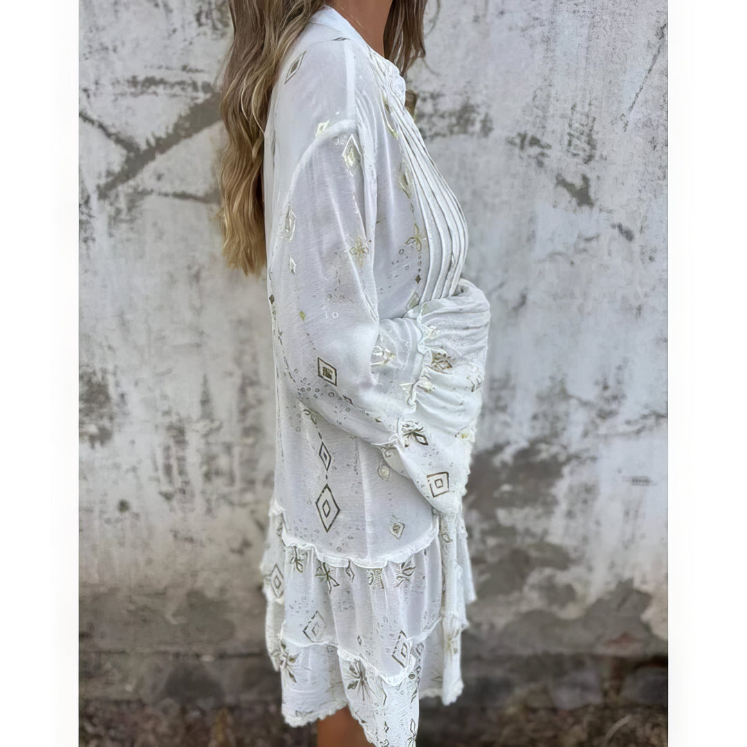 Gayle - Boho Gilded Dress