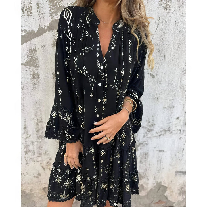 Gayle - Boho Gilded Dress