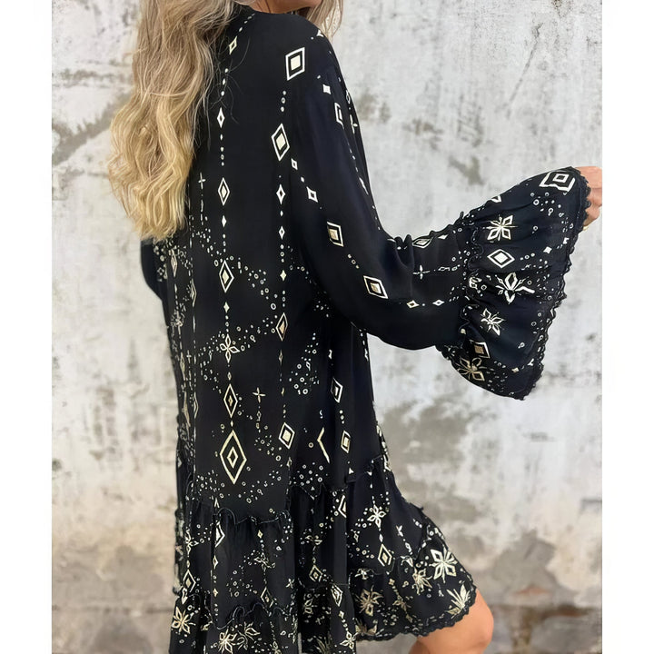 Gayle - Boho Gilded Dress